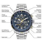 Citizen Promaster Blue Angels Skyhawk A-T Solar Watch #JY8078-52L