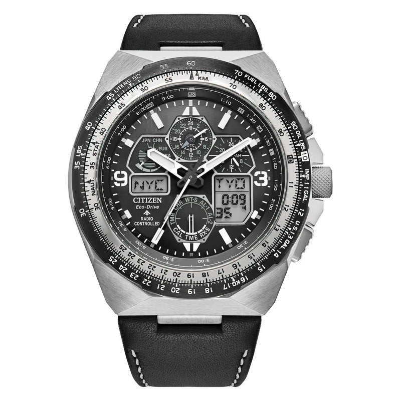 Citizen Promaster Skyhawk A-T Solar Watch with Black Dial #JY8149-05E