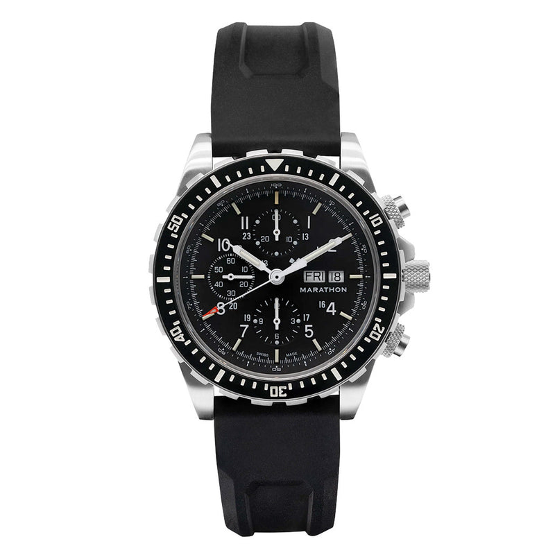 Marathon Swiss Made, CSAR Automatic Valjoux 7750 Chronograph with Sapphire Crystal #WW194014 zoom
