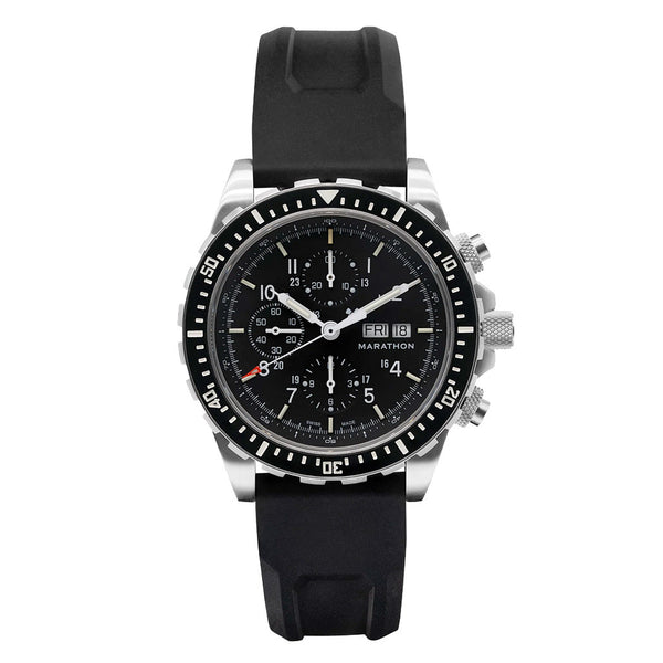Marathon Swiss Made, CSAR Automatic Valjoux 7750 Chronograph with Sapphire Crystal #WW194014 zoom