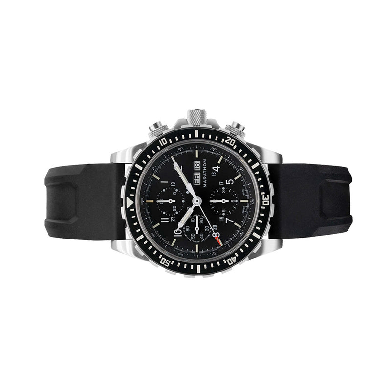 Marathon Swiss Made, CSAR Automatic Valjoux 7750 Chronograph with Sapphire Crystal #WW194014 side