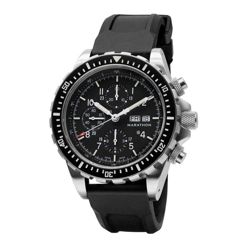 Marathon Swiss Made, CSAR Automatic Valjoux 7750 Chronograph with Sapphire Crystal #WW194014 pan