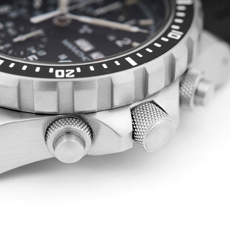 Marathon Swiss Made, CSAR Automatic Valjoux 7750 Chronograph with Sapphire Crystal #WW194014 crown