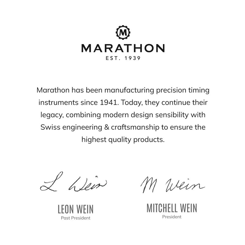 Marathon Swiss Made, CSAR Automatic Valjoux 7750 Chronograph with Sapphire Crystal #WW194014 note