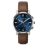 Henry Archer Kvantum Meca-Quartz Chronograph with Blue Dial #HAC-KTM-APK-WTN zoom