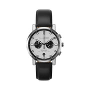 Henry Archer Kvantum Meca-Quartz Chronograph with White Dial #HAC-KTM-VEK-NRO
