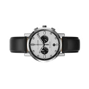 Henry Archer Kvantum Meca-Quartz Chronograph with White Dial #HAC-KTM-VEK-NRO side