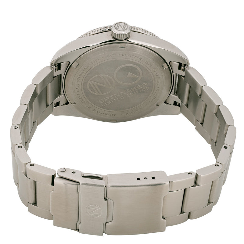 Spinnaker x Islander Croft Limited Edition Hi-Beat Watch with Sunburst Red Dial #SP-5094-LIW11 back