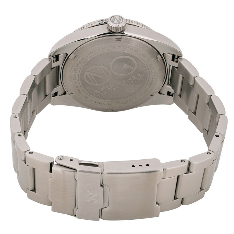 Spinnaker x Islander Croft Limited Edition Hi-Beat Watch with Sand Ombre Purple Dial #SP-5094-LIW22 back