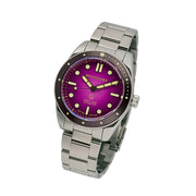 Spinnaker x Islander Croft Limited Edition Hi-Beat Watch with Sand Ombre Purple Dial #SP-5094-LIW22 tilt