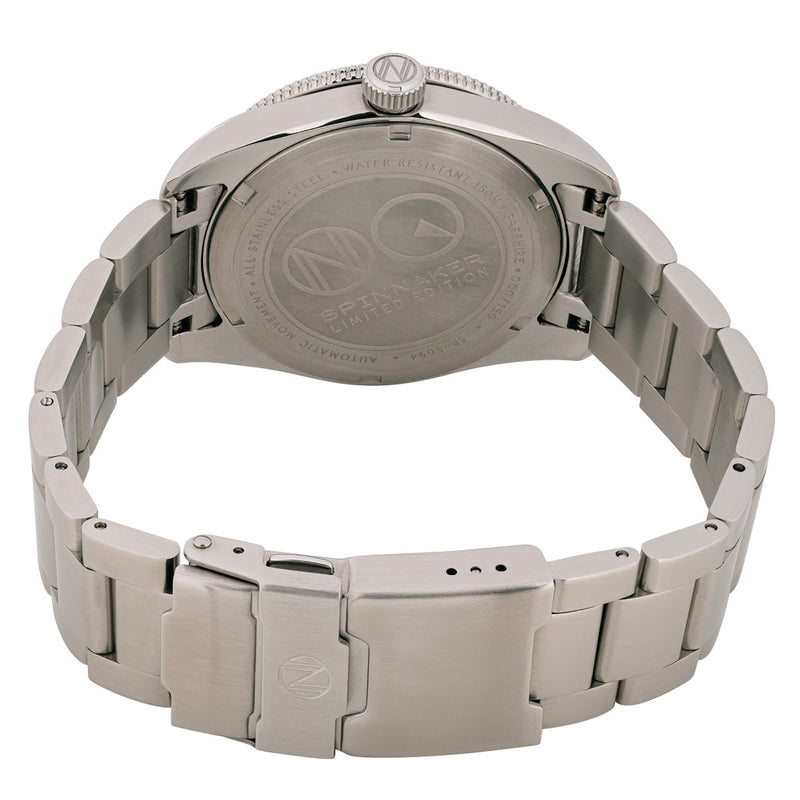 Spinnaker x Islander Croft Limited Edition Hi-Beat Watch with Sand White Dial #SP-5094-LIW33 back