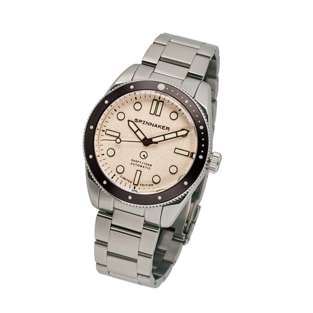 Spinnaker x Islander Croft Limited Edition Hi-Beat Watch with Sand