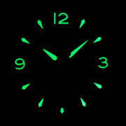 Le Jour Brooklyn Swiss Automatic Dress watch with Black Hobnail Dial #LJ-BR-001 lume
