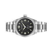 Le Jour Brooklyn Swiss Automatic Dress watch with Black Hobnail Dial #LJ-BR-001 side