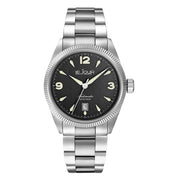 Le Jour Brooklyn Swiss Automatic Dress watch with Black Hobnail Dial #LJ-BR-001 zoom