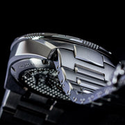 Le Jour Coral Automatic Swiss Dive Watch with Black Textured Dial #LJ-CD-001 band