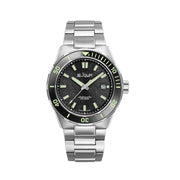 Le Jour Coral Automatic Swiss Dive Watch with Black Textured Dial #LJ-CD-001