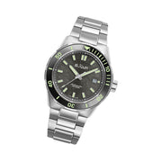 Le Jour Coral Automatic Swiss Dive Watch with Grey Textured Dial #LJ-CD-003 tilt