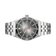 Le Jour Delmare Swiss Dive Watch with Fume Grey Dial #LJ-DM-004 side