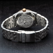 Le Jour Delmare Swiss Dive Watch with Fume Brown Dial #LJ-DM-005 back