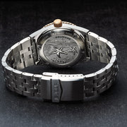 Le Jour Delmare Swiss Dive Watch with Fume Black Dial and Rose Gold Accents #LJ-DM-006 back