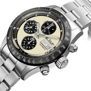 Le Jour Le Mans Swiss Automatic Chronograph with Ivory Dial #LJ-LM-001 lifestyle