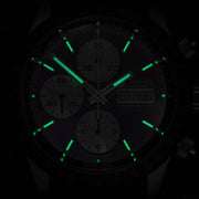 Le Jour Le Mans Swiss Automatic Chronograph with Ivory Dial #LJ-LM-001 lume