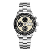 Le Jour Le Mans Swiss Automatic Chronograph with Ivory Dial #LJ-LM-001 zoom