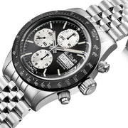 Le Jour Le Mans Swiss Automatic Chronograph with Black Dial #LJ-LM-006 lifestyle