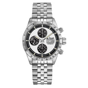 Le Jour Le Mans Swiss Automatic Chronograph with White Dial #LJ-LM-010 zoom