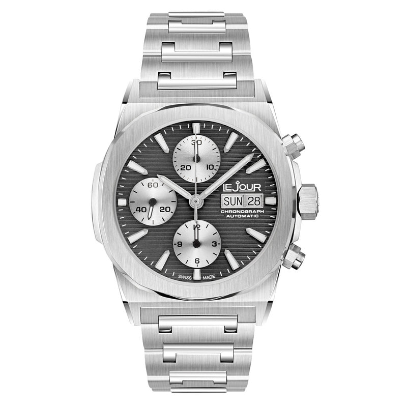 Le Jour Rally Monte-Carlo Automatic Chronograph with Black Dial #LJ-RMC-001 zoom