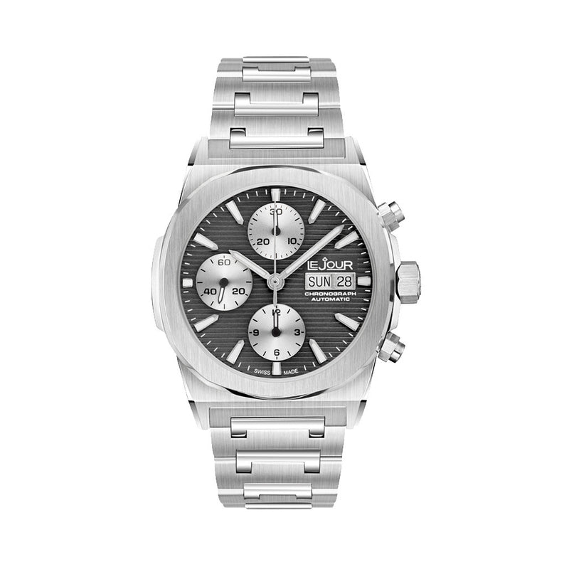 Le Jour Rally Monte-Carlo Automatic Chronograph with Black Dial #LJ-RMC-001