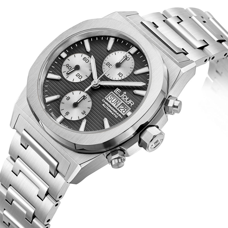 Le Jour Rally Monte-Carlo Automatic Chronograph with Black Dial #LJ-RMC-001 side