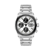 Le Jour Rally Monte-Carlo Automatic Chronograph with White Dial #LJ-RMC-002