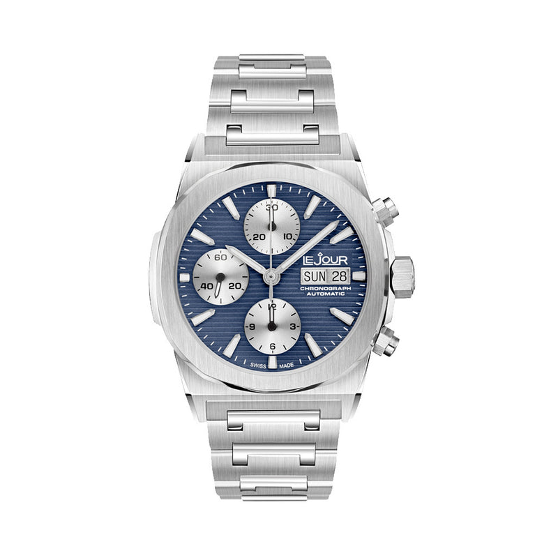 Le Jour Rally Monte-Carlo Automatic Chronograph with Dark Blue Dial #LJ-RMC-003
