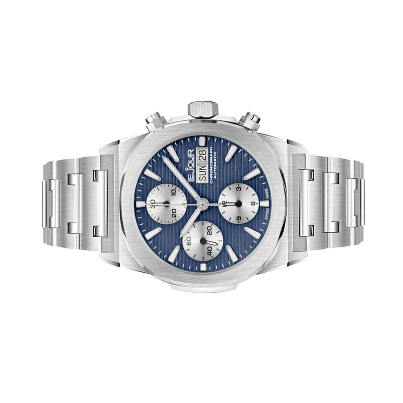 Le Jour Rally Monte-Carlo Automatic Chronograph with Dark Blue Dial #LJ-RMC-003 side