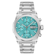 Le Jour Rally Monte-Carlo Automatic Chronograph with Light Blue Dial #LJ-RMC-005 zoom