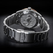 Le Jour Seacolt Automatic Swiss Dive Watch with Blue Textured Dial #LJ-SCD-002 back