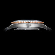 Le Jour Seacolt Automatic Swiss Dive Watch with Grey Textured Dial #LJ-SCD-003 crown