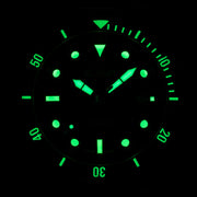 Le Jour Seacolt Automatic Swiss Dive Watch with Grey Textured Dial #LJ-SCD-003 lume