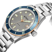 Le Jour Seacolt Automatic Swiss Dive Watch with Grey Textured Dial #LJ-SCD-003 lifestyle