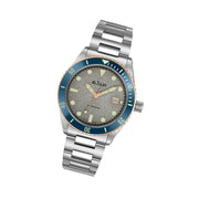 Le Jour Seacolt Automatic Swiss Dive Watch with Grey Textured Dial #LJ-SCD-003 tilt
