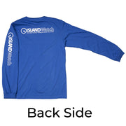 Island Watch Long-Sleeve Unisex T-Shirt in Royal Blue #LSTS-B back
