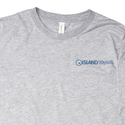 Island Watch Long-Sleeve Unisex T-Shirt in Grey #LSTS-G front