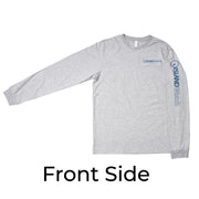 Island Watch Long-Sleeve Unisex T-Shirt in Grey #LSTS-G front