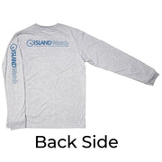 Island Watch Long-Sleeve Unisex T-Shirt in Grey #LSTS-G back