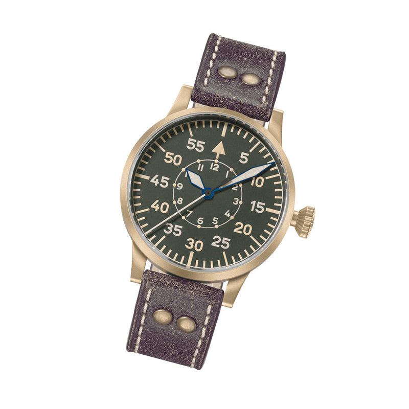 Laco Limited "Edition 97" Bronze Automatic Flieger #862160 tilt