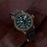 Laco Limited "Edition 97" Bronze Automatic Flieger #862160 lifestyle