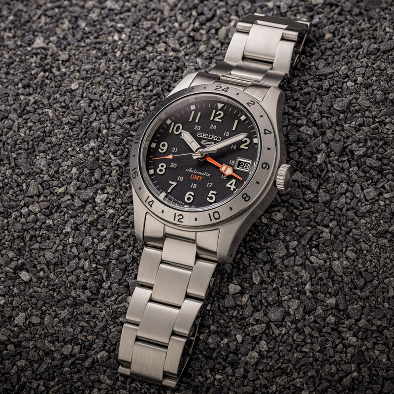 Islander 20mm Brushed Bracelet for Seiko 39.4mm SSK GMT Watch #BRAC-100