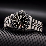 Islander 22mm Brushed and Polished Solid-Link Watch Bracelet for Orient Kamasu #BRAC-26